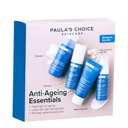 Paula's Choice - Trial Kits Anti-Aging Essentials Normal to Dry Skin - Pretgrumbu kosmētikas komplekts normālai un sausai ādai