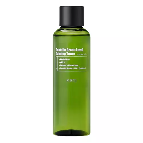 Purito - Centella Green Level Calming Toner - Mitrinošs toniks ar centella Asiatica bāzi - 200ml