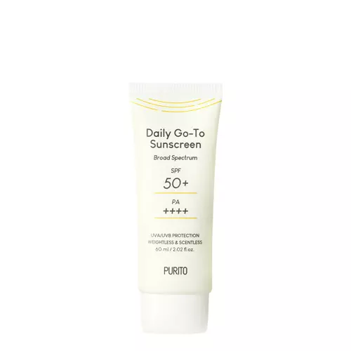 Purito - Daily Go-To Sunscreen SPF50+/PA++++ - Krēms ar gaismas filtru - 60ml