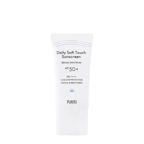 Purito - Daily Soft Touch Sunscreen SPF50+/PA++++ - Ceramīdu filtrējošais krēms - 15ml