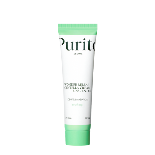 Purito Seoul - Wonder Releaf Centella Cream Unscented - Krēms bez smaržas ar Āzijas centellas ekstraktu - 50ml