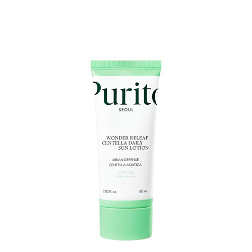 Purito Seoul - Wonder Releaf Centella Daily Sun Lotion SPF 50+ PA++++ - Ultraviegls Saules Aizsargkrēms - 60ml