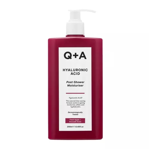 Q+A - Hyaluronic Acid Wet Skin Moisturiser - Mitrinošs ķermeņa balzams ar hialuronskābi - 250ml