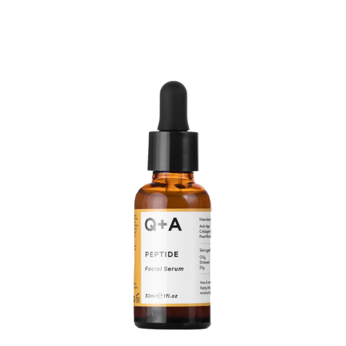 Q+A - Peptide - Facial Serum - Mitrinošs un atjaunojošs sejas serums ar peptīdiem - 30ml