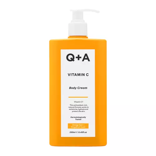 Q+A - Vitamin C Body Cream - Antioksidntu ķermeņa balzams ar C vitamīnu - 250ml