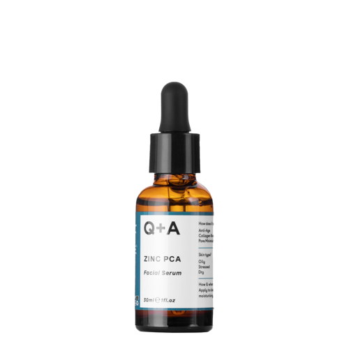 Q+A - Zinc PCA - Facial Serum - Dziedinošs un atjaunojošs sejas serums ar cinka PCA - 30ml