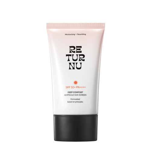 Returnu - Deep Comfort Ampoule Sunscreen SPF 50+ PA++++ - Pretsaules Sejas Krēms - 50ml