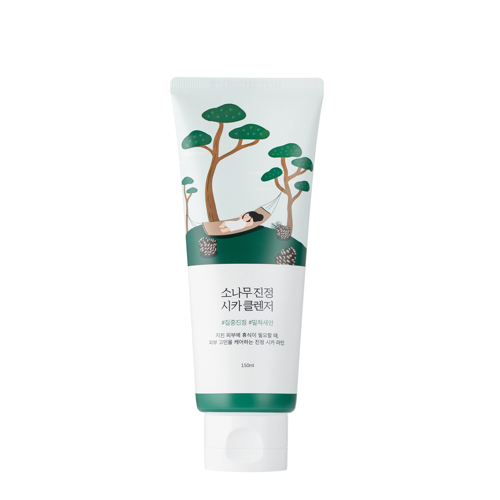 Round Lab - Pine Calming Cica Cleanser - Želeja Sejas Mazgāšanai - 150ml