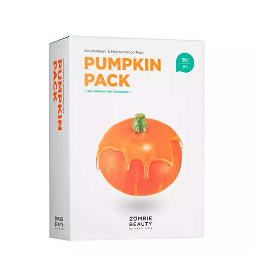 SKIN1004 - Zombie Beauty Pumpkin Pack - Barojošs sejas masku komplekts - 16 gab. x 4g