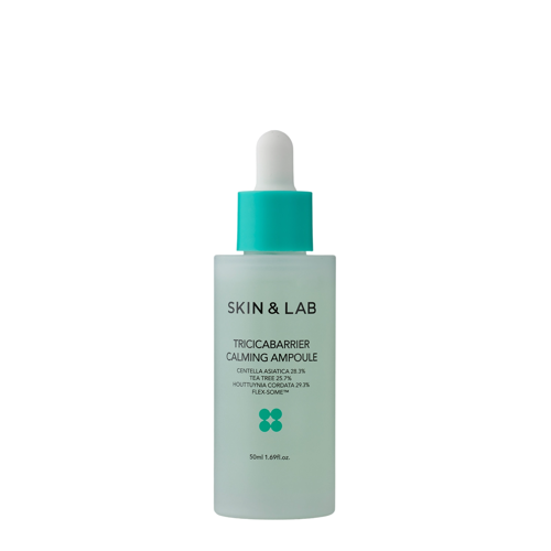 Skin&Lab - Tricicabarrier Calming Ampoule - Nomierinoša Ampula Sejai ar Gotu Kolu - 50ml