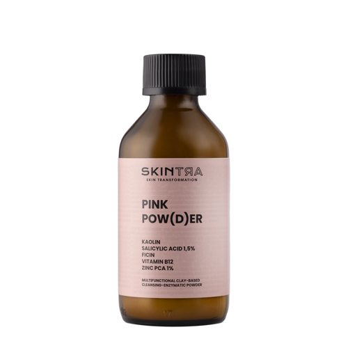 SkinTra - Pink Pow(d)er - Daudzfunkcionāls Attīrošs-Enzīmu Pūderis uz Mālu Bāzes - 40g