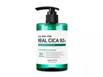 Some by Mi - AHA/BHA/PHA Real Cica 92% Cool Calming Soothing Gel - Nomierinošs gels jutīgai ādai - 300ml