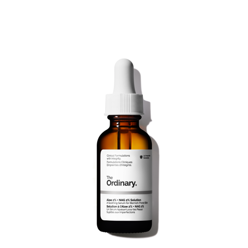 The Ordinary - Aloe 2% + NAG 2% Solution - Alvejas Serums Sejai - 30ml