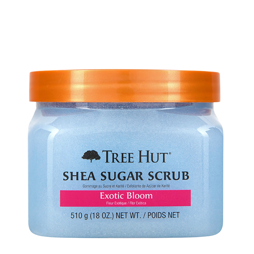 Tree Hut - Shea Sugar Scrub Exotic Bloom - Cukura Pīlings Ķermenim - Eksotiskais Zieds - 510g