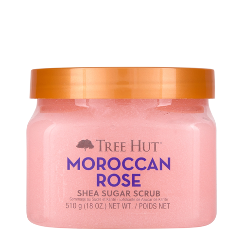 Tree Hut - Shea Sugar Scrub Moroccan Rose - Cukura Pīlings Ķermenim - Marokas Roze - 510g