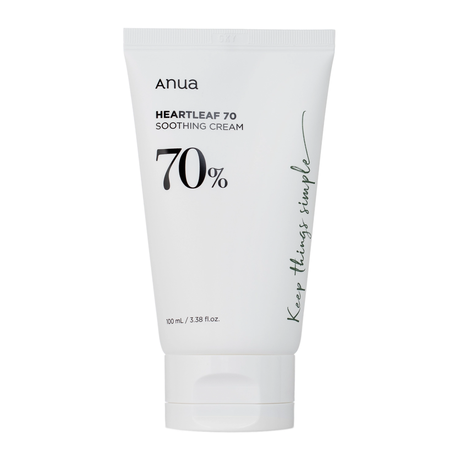 Anua - Heartleaf 70% Soothing Cream - Nomierinošs Sejas Krēms ar Hautūniju - 100ml