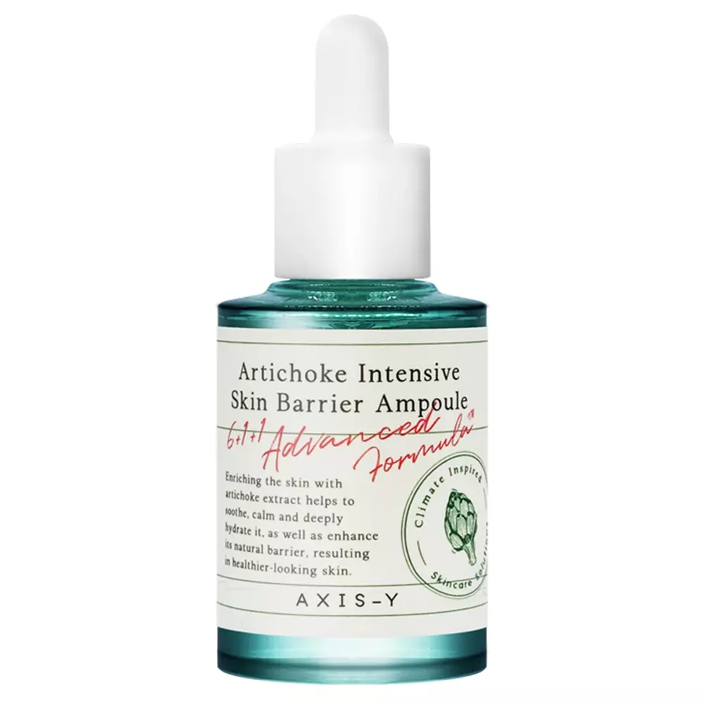 Axis-y - Artichoke Intensive Skin Barrier Ampoule - Mitrinošs Sejas Serums ar Artišoku - 30ml