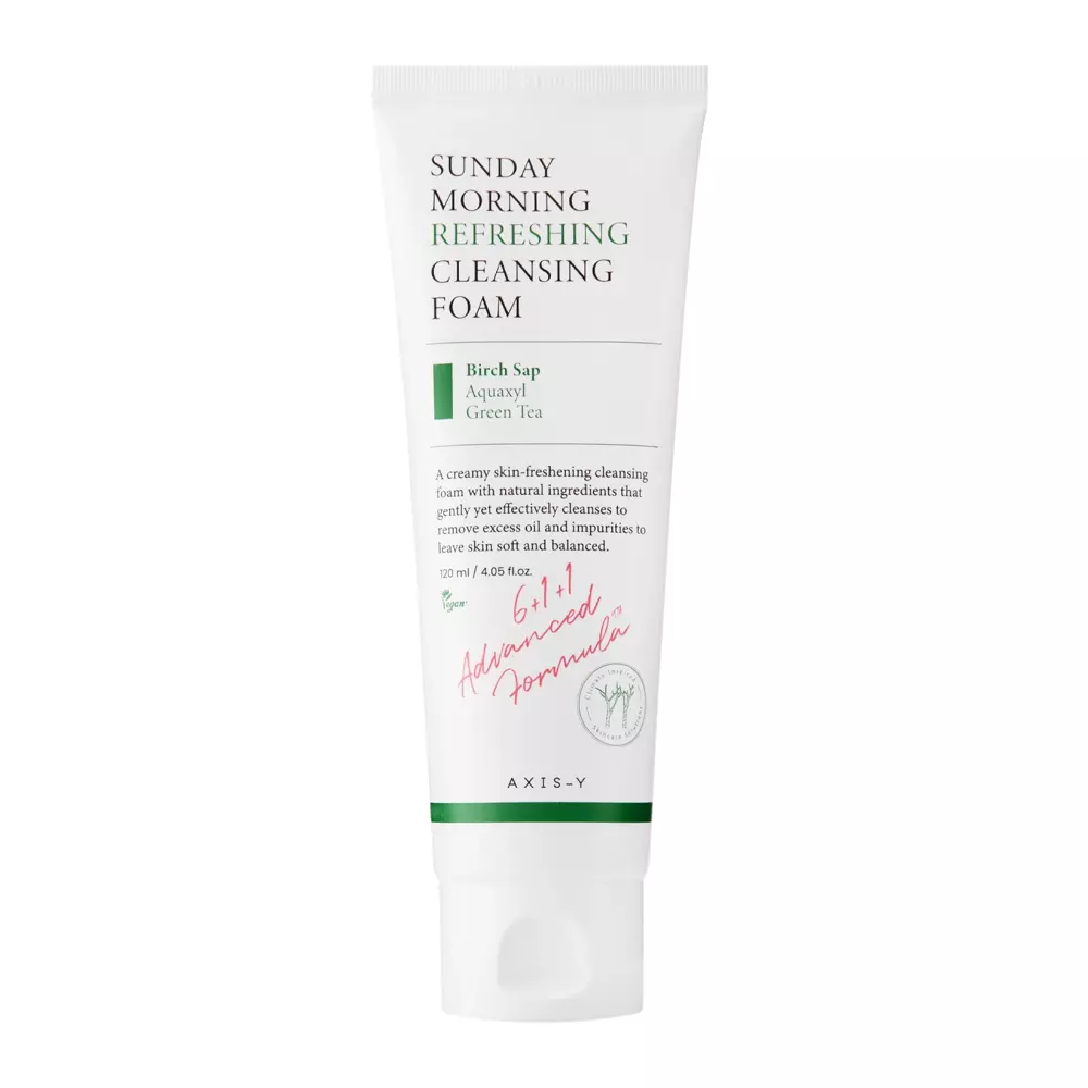 Axis-y - Sunday Morning Refreshing Cleansing Foam - Attīrošas Putas Sejai - 120ml