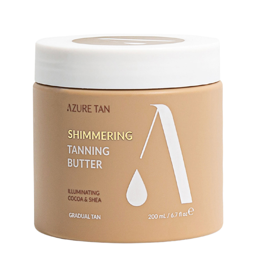 Azure Tan - Shimmering Tanning Butter - Pakāpeniska Pašiedeguma Izgaismojošs Sviests Ķermenim - 200ml