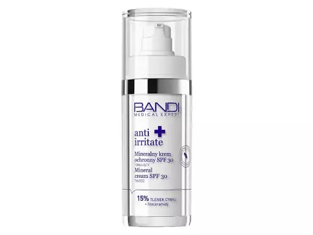 Bandi - Medical Expert - Anti Irritate - Mineral Cream SPF30 Tinted - Tonizējošs minerālais aizsargkrēms - 30ml