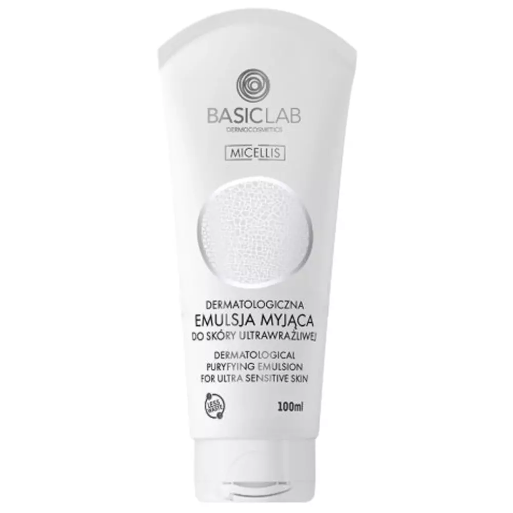 BasicLab - Micellis - Dermatologinė valomoji emulsija itin jautriai odai - 100ml