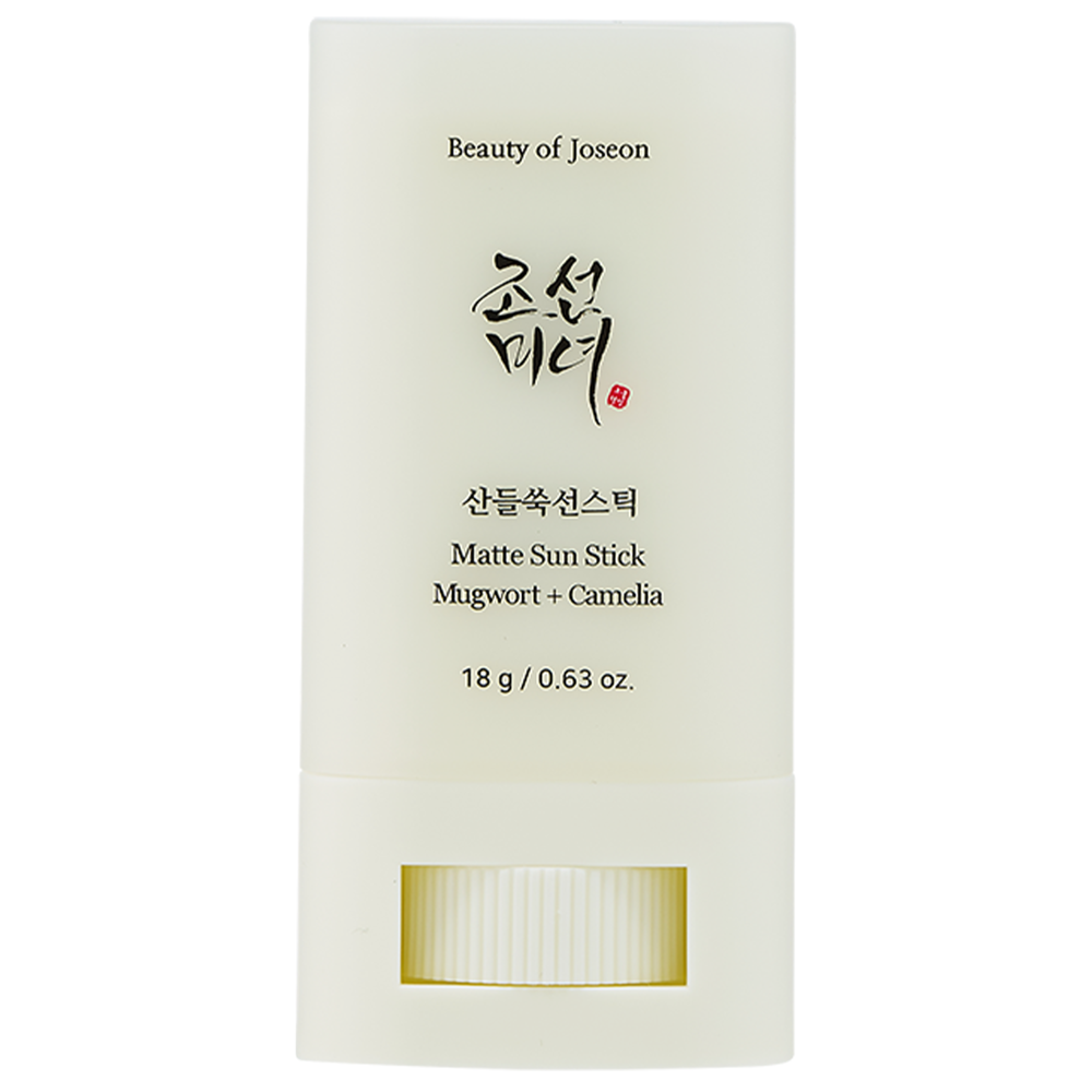 Beauty of Joseon - Matte Sun Stick Mugwort + Camelia SPF50+/PA++++ - Matēts Saules Aizsardzības Zīmulis - 18g