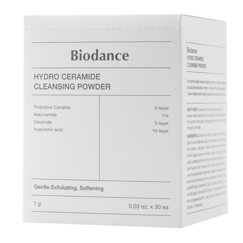 Biodance - Hydro Ceramide Cleansing Powder - Mitrinošs Enzīmu Pūderis - 30gab.x1g