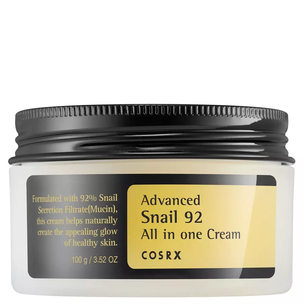 COSRX - Advanced Snail 92 All in One Cream - Universāls krēms ar gliemežu gļotu - 100g