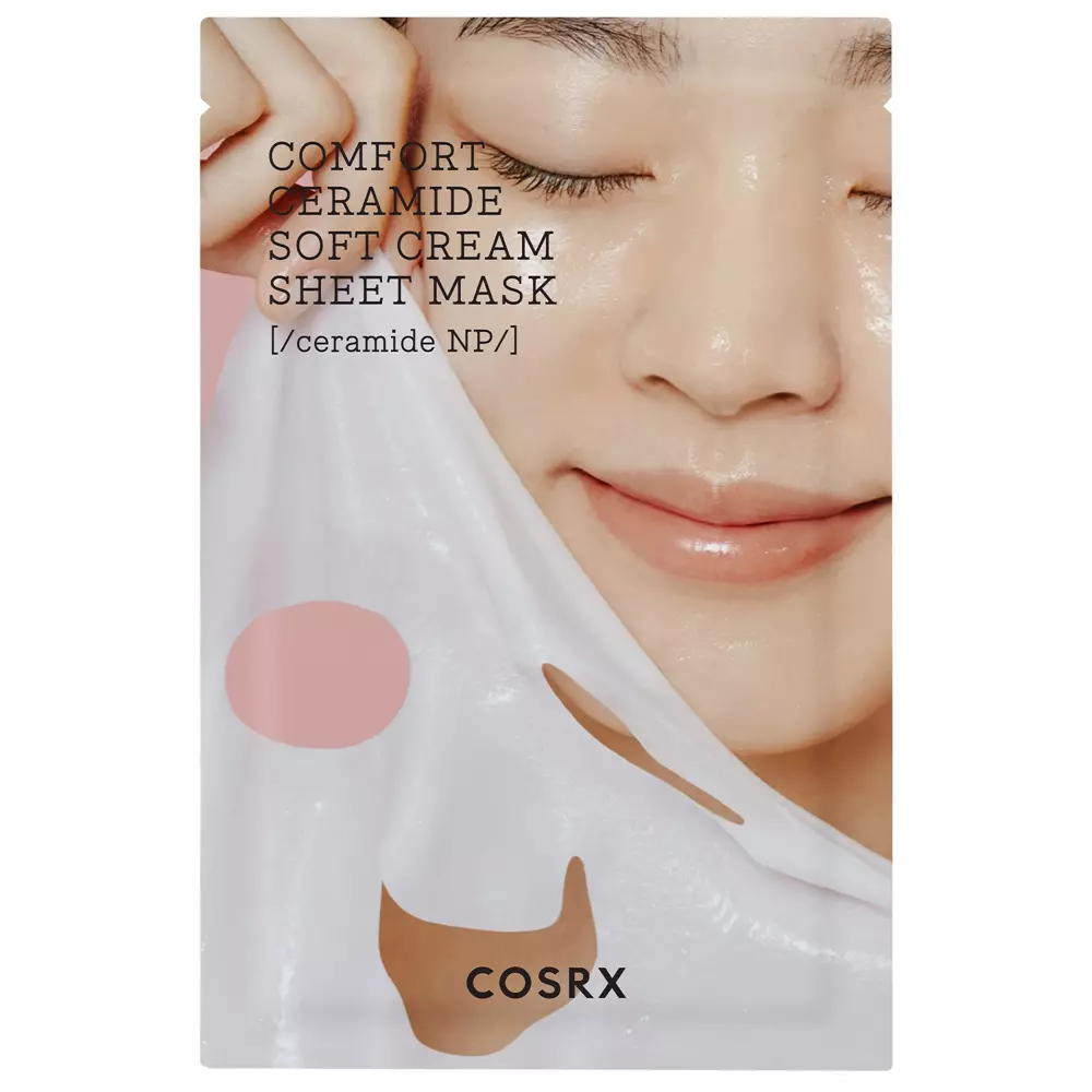 COSRX - Balancium Comfort Ceramide Soft Cream Sheet Mask - Ceramīda lokšņu maska - 31g