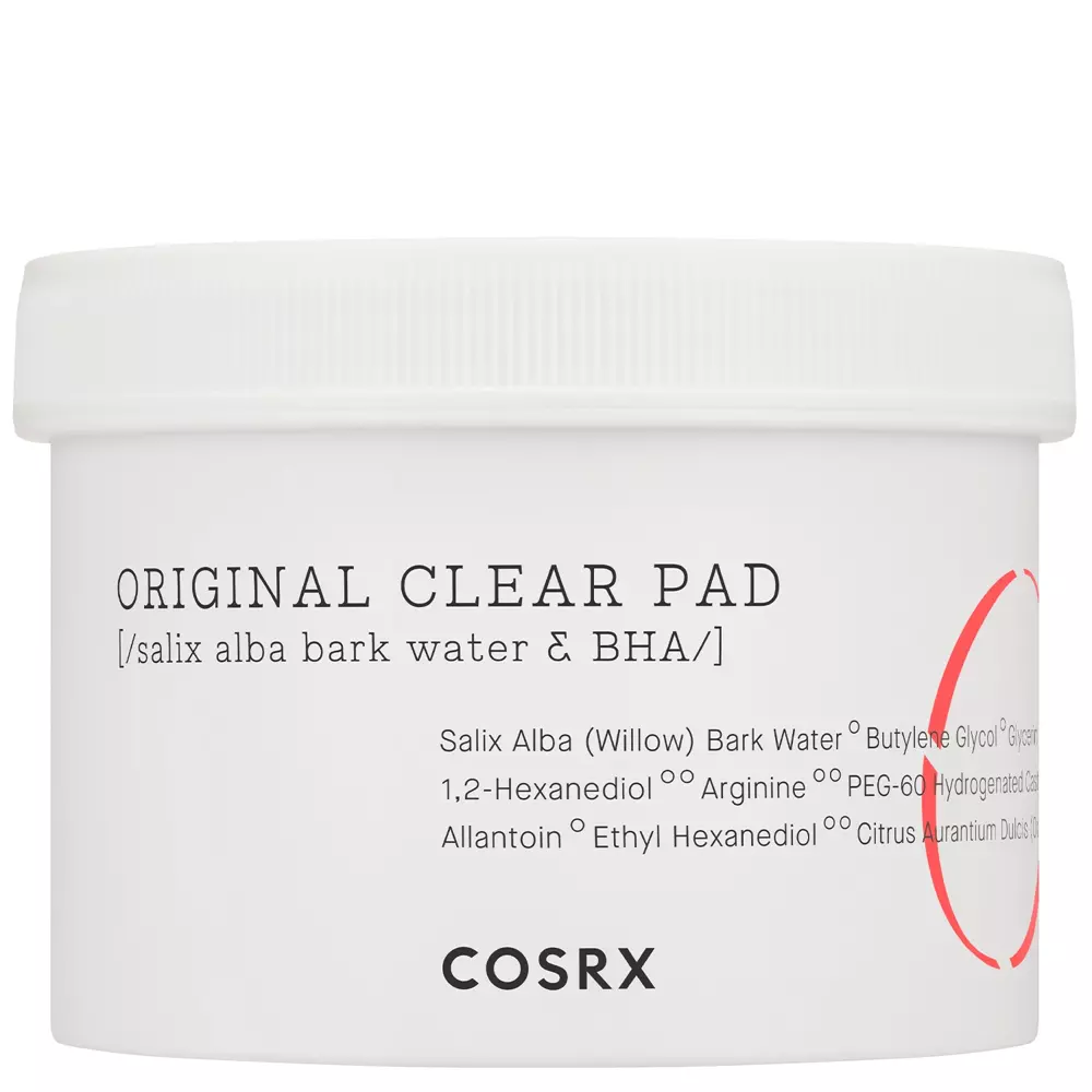 COSRX - One Step Original Clear Pad - Eksfoliējoši attīrošie spilventiņi - 70gab.