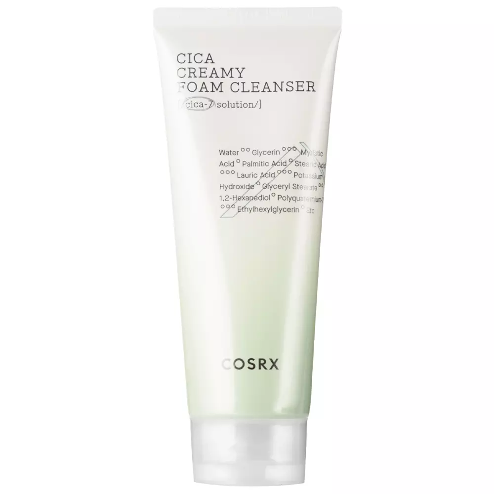 COSRX - Pure Fit Cica Creamy Foam Cleanser - Attīrošās putas - 150ml
