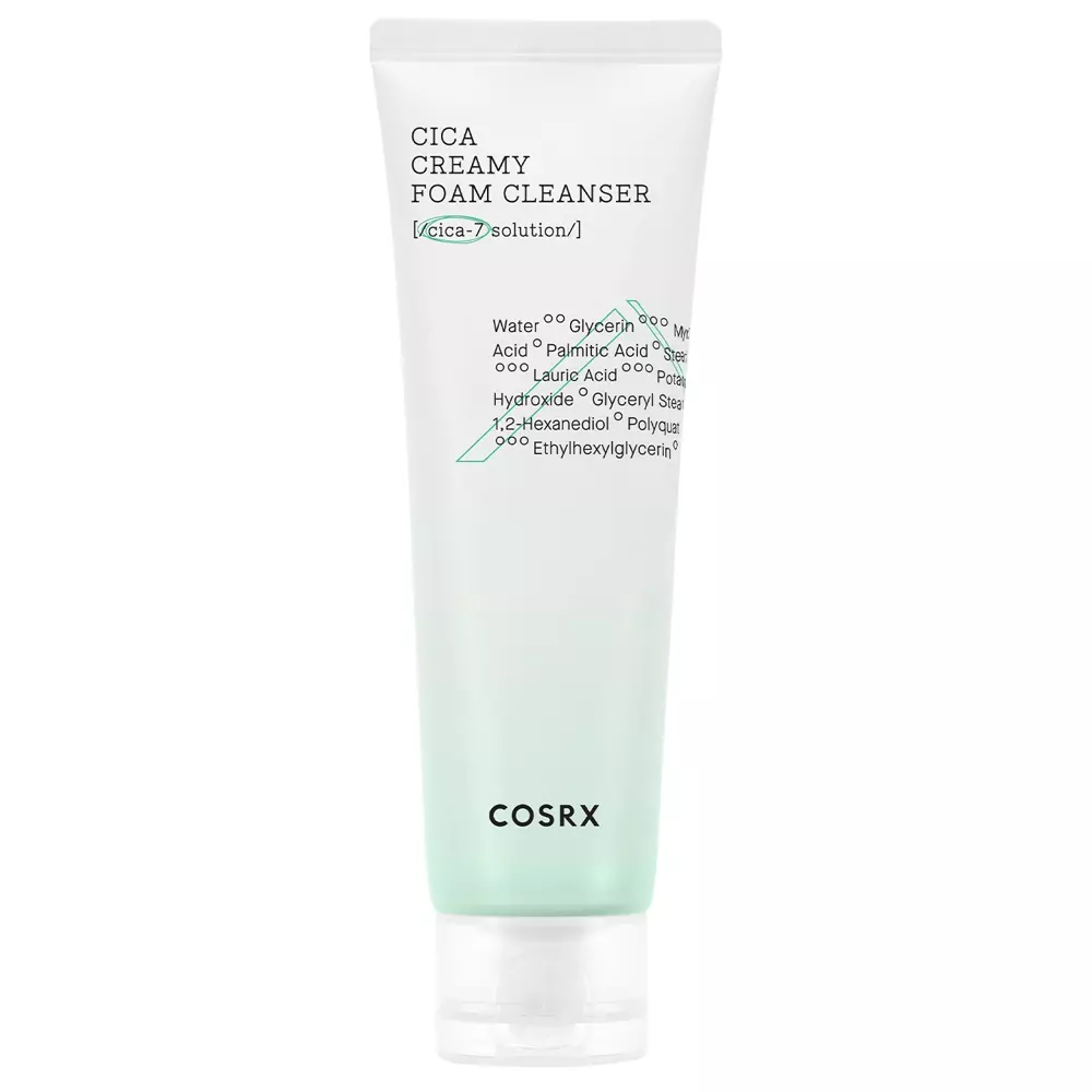 COSRX - Pure Fit Cica Creamy Foam Cleanser - Attīrošās putas - 75ml
