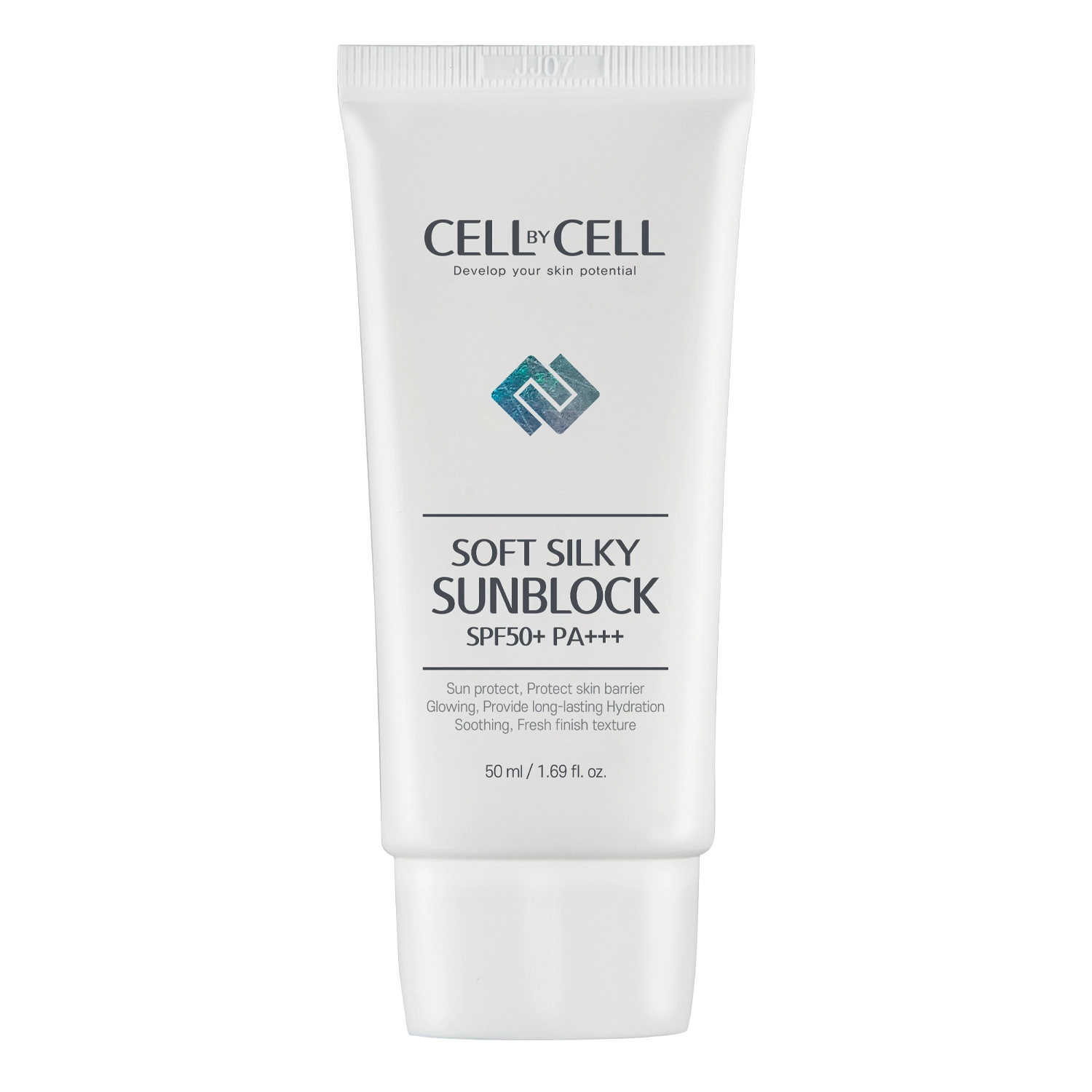 Cell by Cell - Soft Silky Sun Block SPF50+/PA+++ - Maigs Saules Aizsargkrēms - 50ml