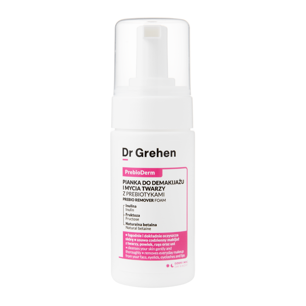 Dr Grehen - PrebioDerm - Prebio Remover Foam - Kosmētikas noņemšanas un sejas mazgāšanas putas ar prebiotikām - 100ml