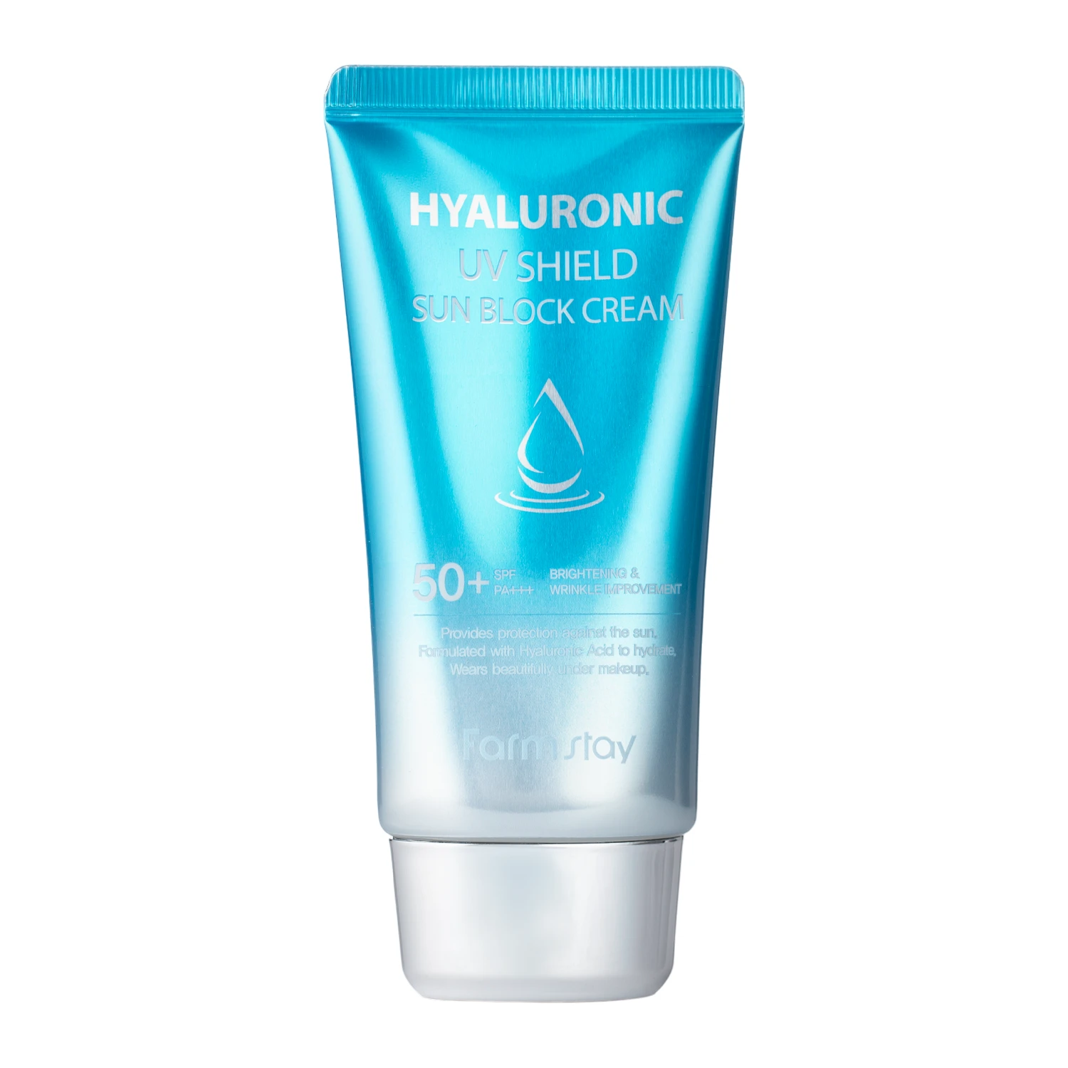 Farmstay - Hyaluronic UV Shield Sun Block Cream - Mitrinošs Sejas Krēms ar Filtriem - 70g