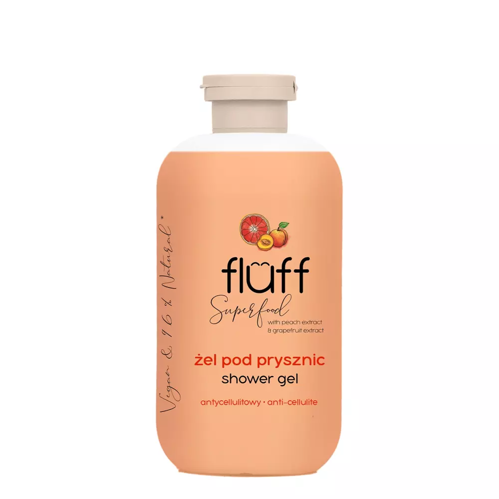 Fluff - Dušas Želeja – Persiks un Greipfrūts - 500ml