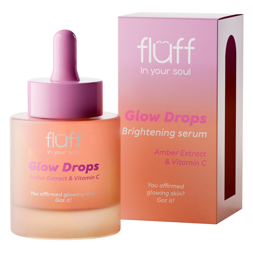 Fluff - Izgaismojošs Serums ar Dzintara Ekstraktu un C Vitamīnu - 30ml