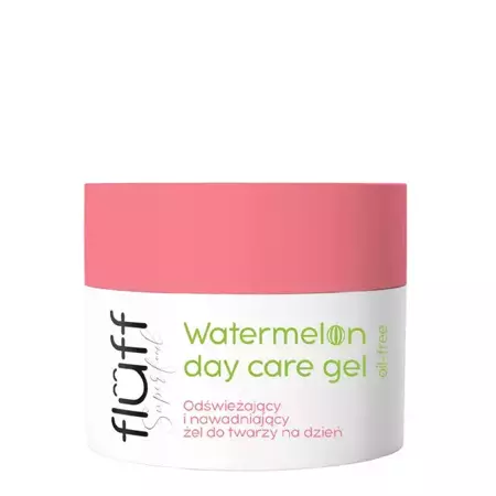 Fluff - Watermelon Day Care Gel - Atsvaidzinoša un Mitrinoša Sejas Želeja - 50ml