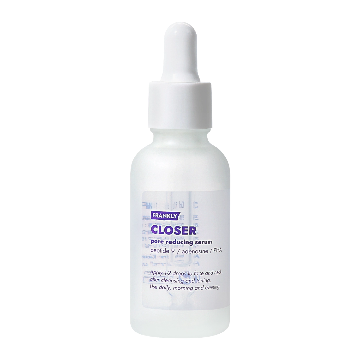 Frankly - Closer Pore Reducing Serum - Poru Redzamību Samazinošs Peptīdu Serums - 30ml