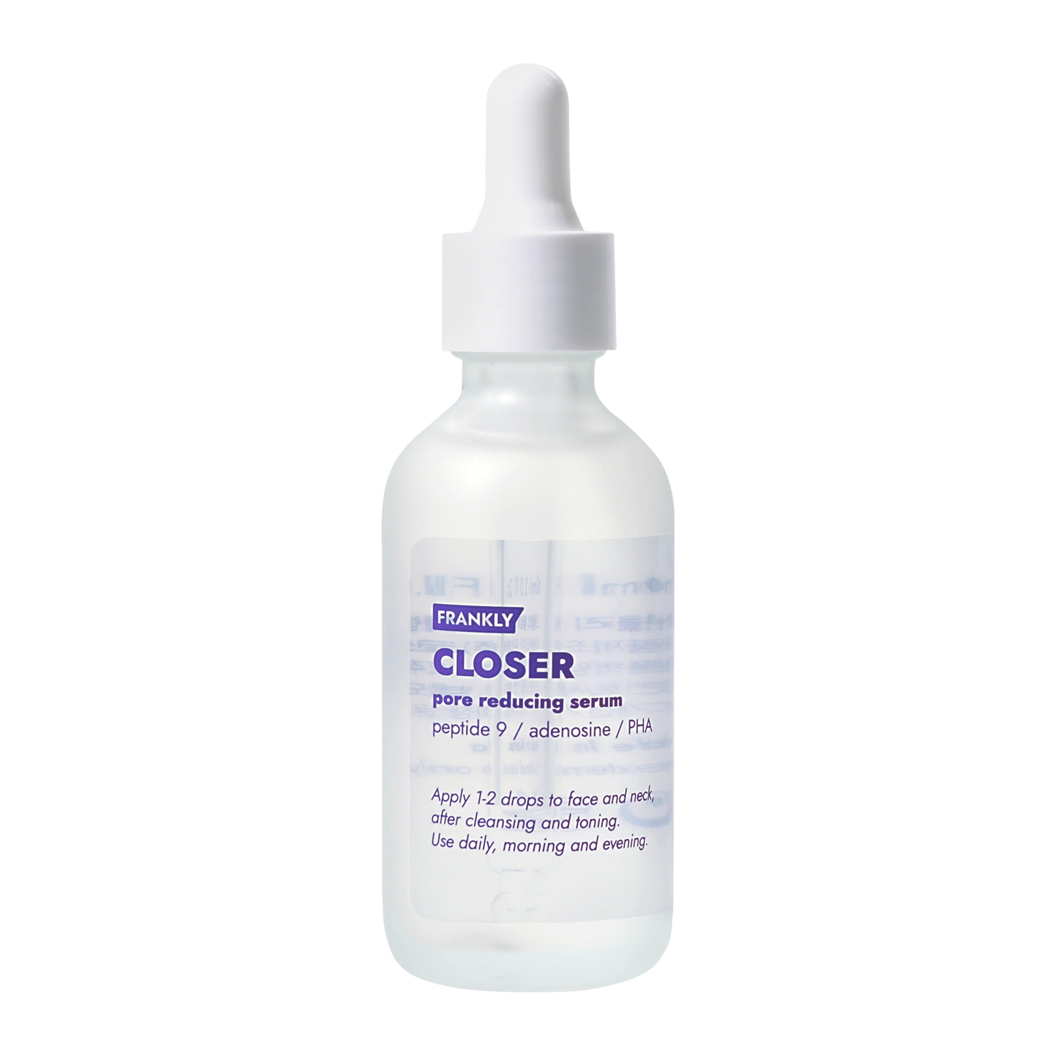 Frankly - Closer Pore Reducing Serum - Poru Redzamību Samazinošs Peptīdu Serums - 60ml