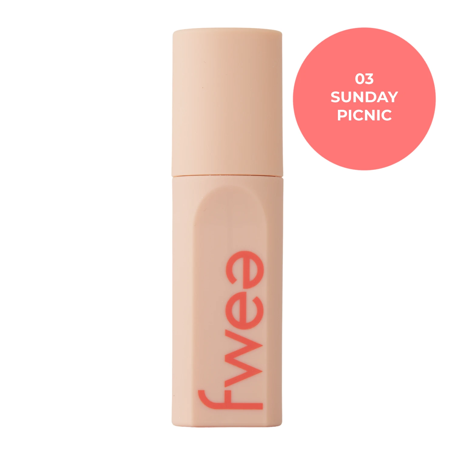 Fwee - Tint Suede - Samta Lūpu Tinte - 03 Sunday Picnic - 5g