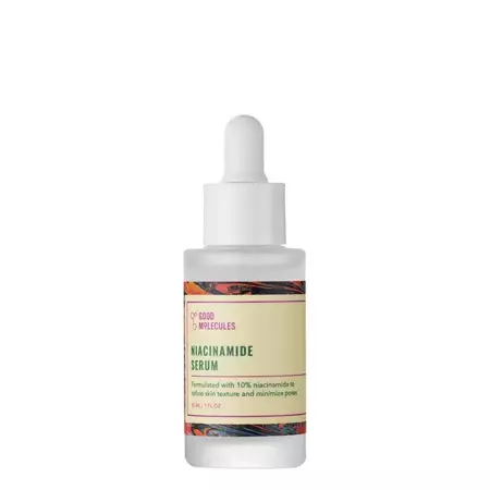 Good Molecules - Niacinamide Serum - Izlīdzinošs Poru Redzamību Samazinošs Serums ar Niacinamīdu - 30ml