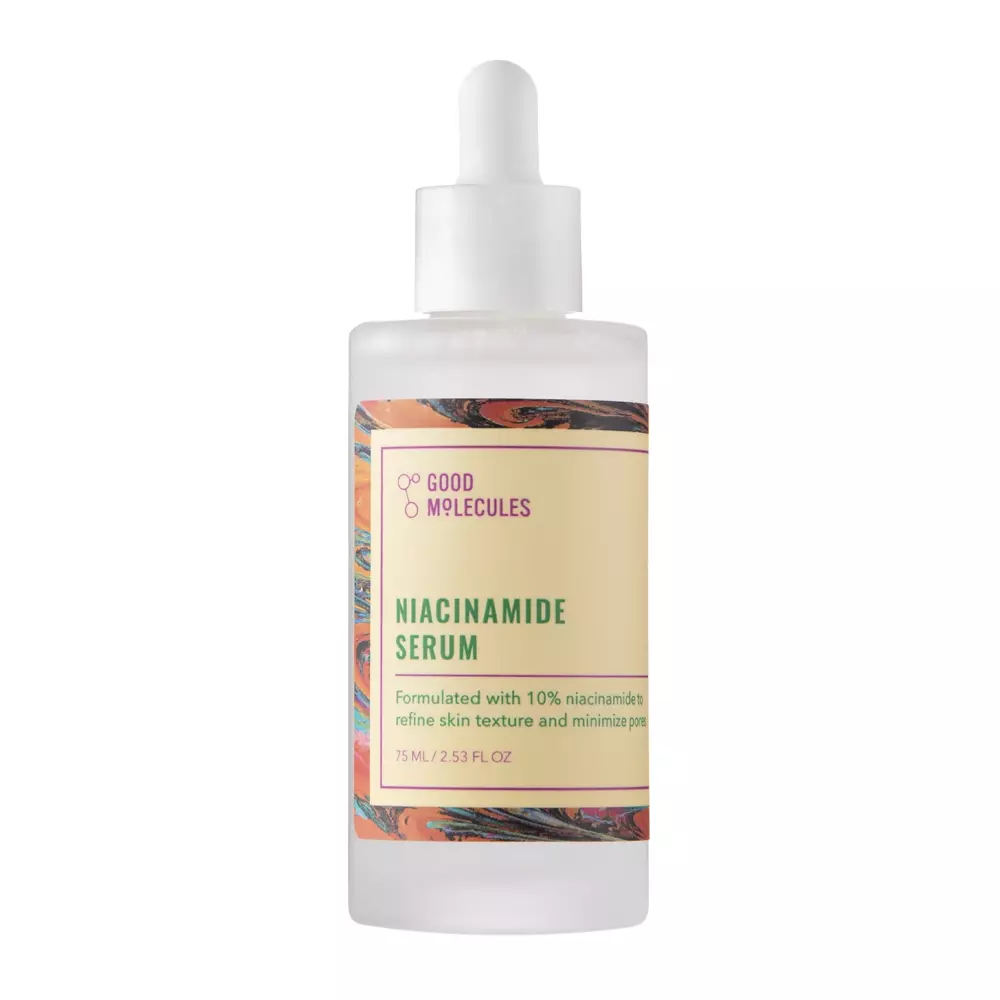 Good Molecules - Niacinamide Serum - Izlīdzinošs Poru Redzamību Samazinošs Serums ar Niacinamīdu - 75ml