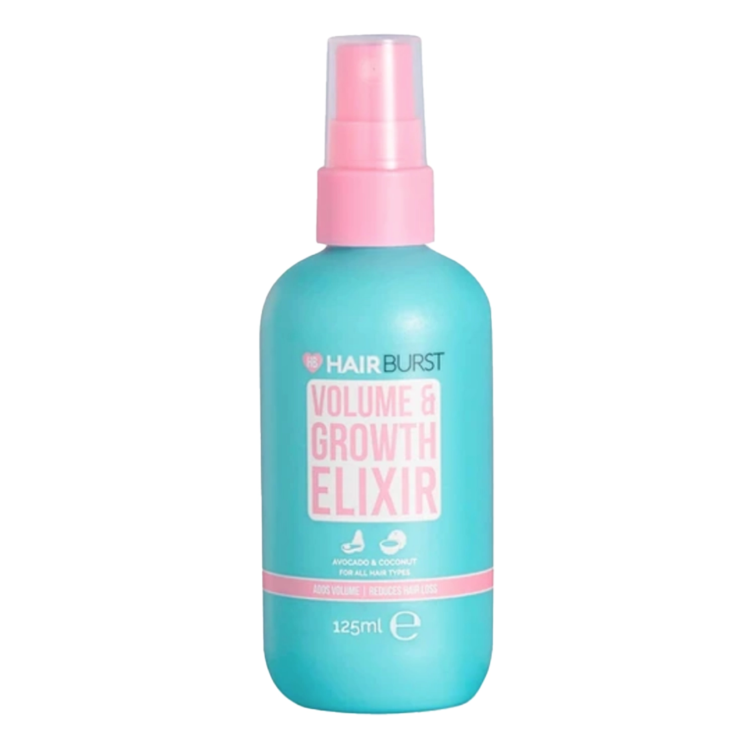 Hairburst - Elixir Volume & Growth Spray - Matu Apjoma Palielinošs un Augšanu Veicinošs Sprejs - 125ml