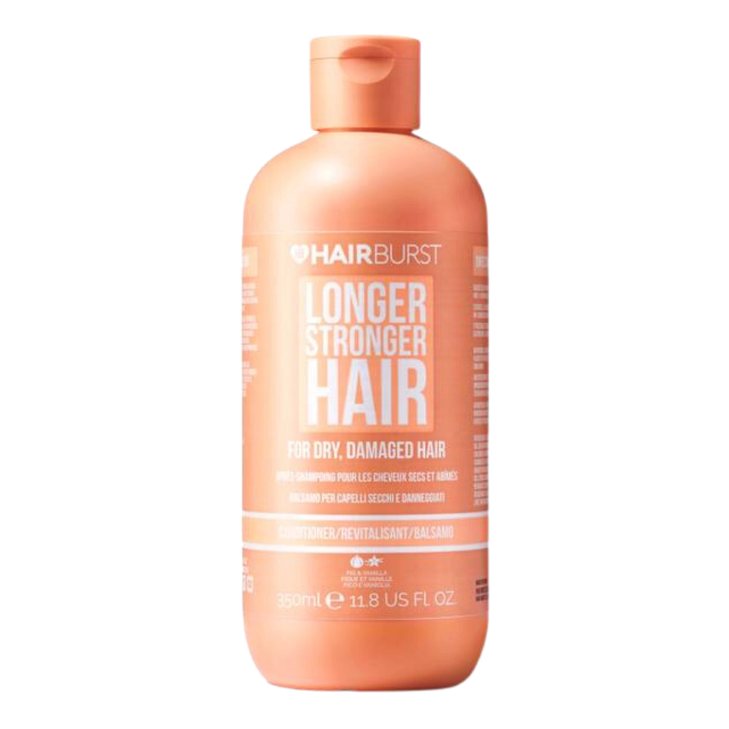 Hairburst - Longer Stronger Hair Conditioner for Dry Damaged Hair - Kondicionieris Sausiem un Bojātiem Matiem - 350ml