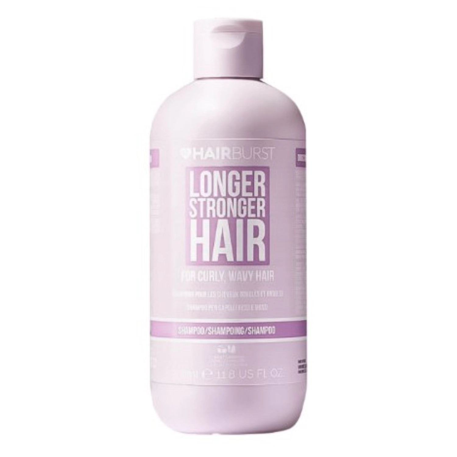 Hairburst - Longer Stronger Hair Shampoo for Curly Wavy Hair - Šampūns Cirtainiem un Viļņainiem Matiem - 350ml