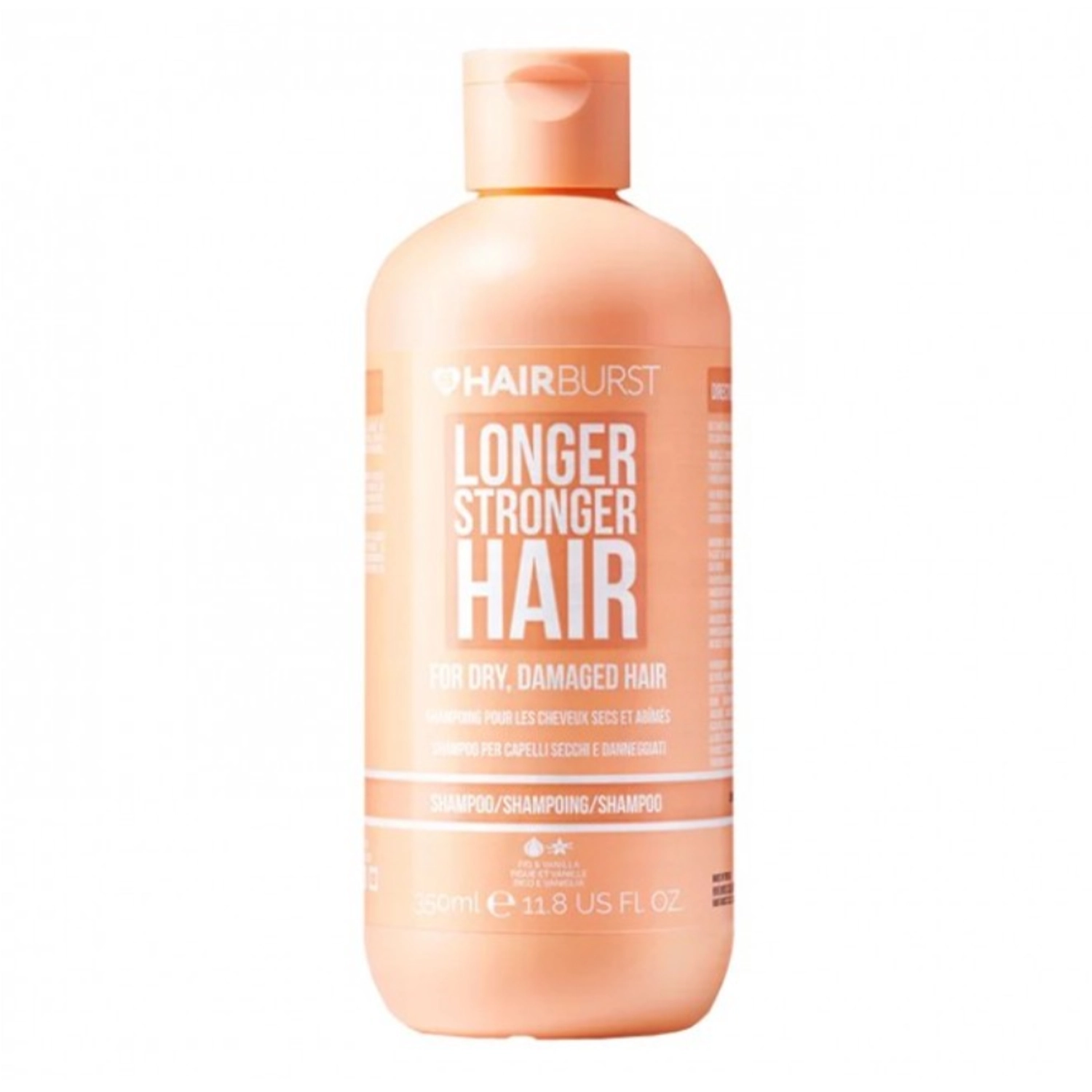 Hairburst - Longer Stronger Hair Shampoo for Dry Damaged Hair - Šampūns Sausiem un Bojātiem Matiem - 350ml