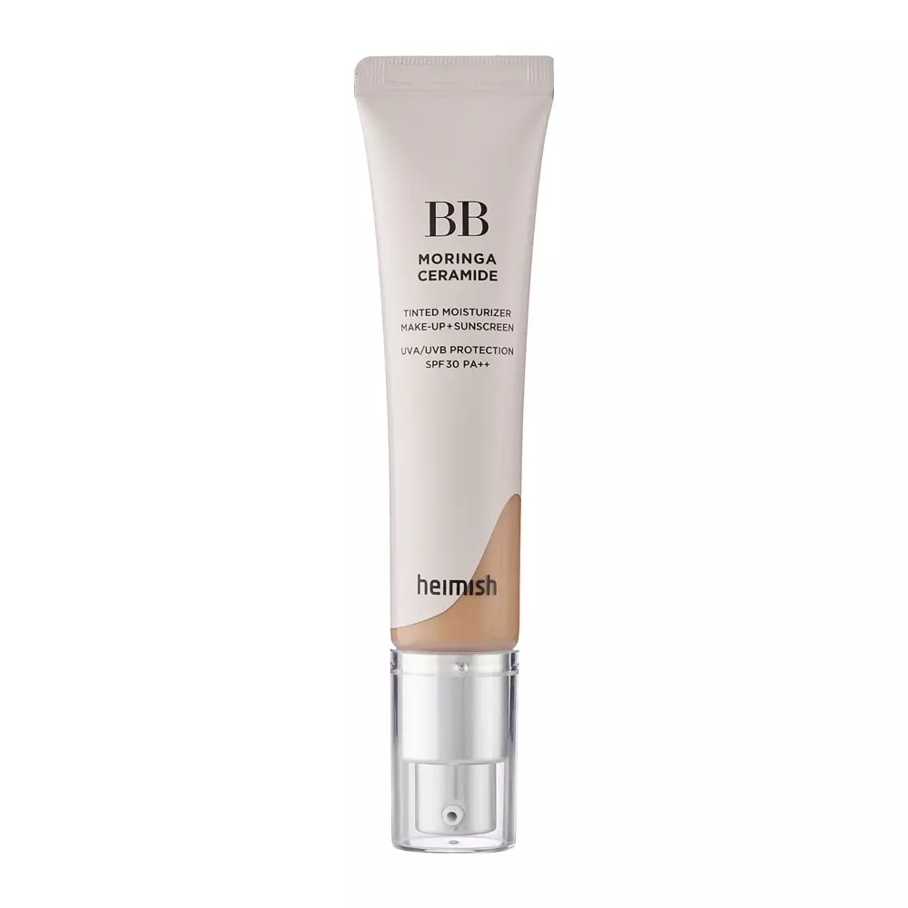 Heimish - Moringa Ceramide BB Cream SPF30/PA++ - Mitrinošs BB Krēms - 27N Light Tan - 58g