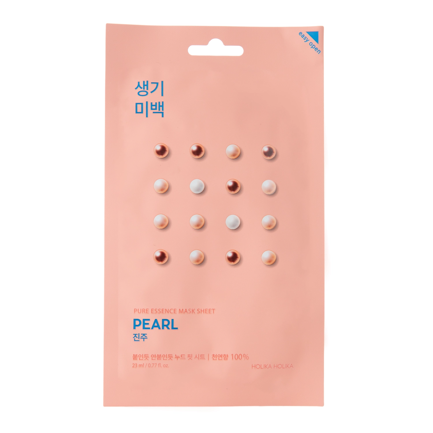 Holika Holika - Pure Essence Mask Sheet Pearl - Izgaismojoša lokšņu maska - 23ml