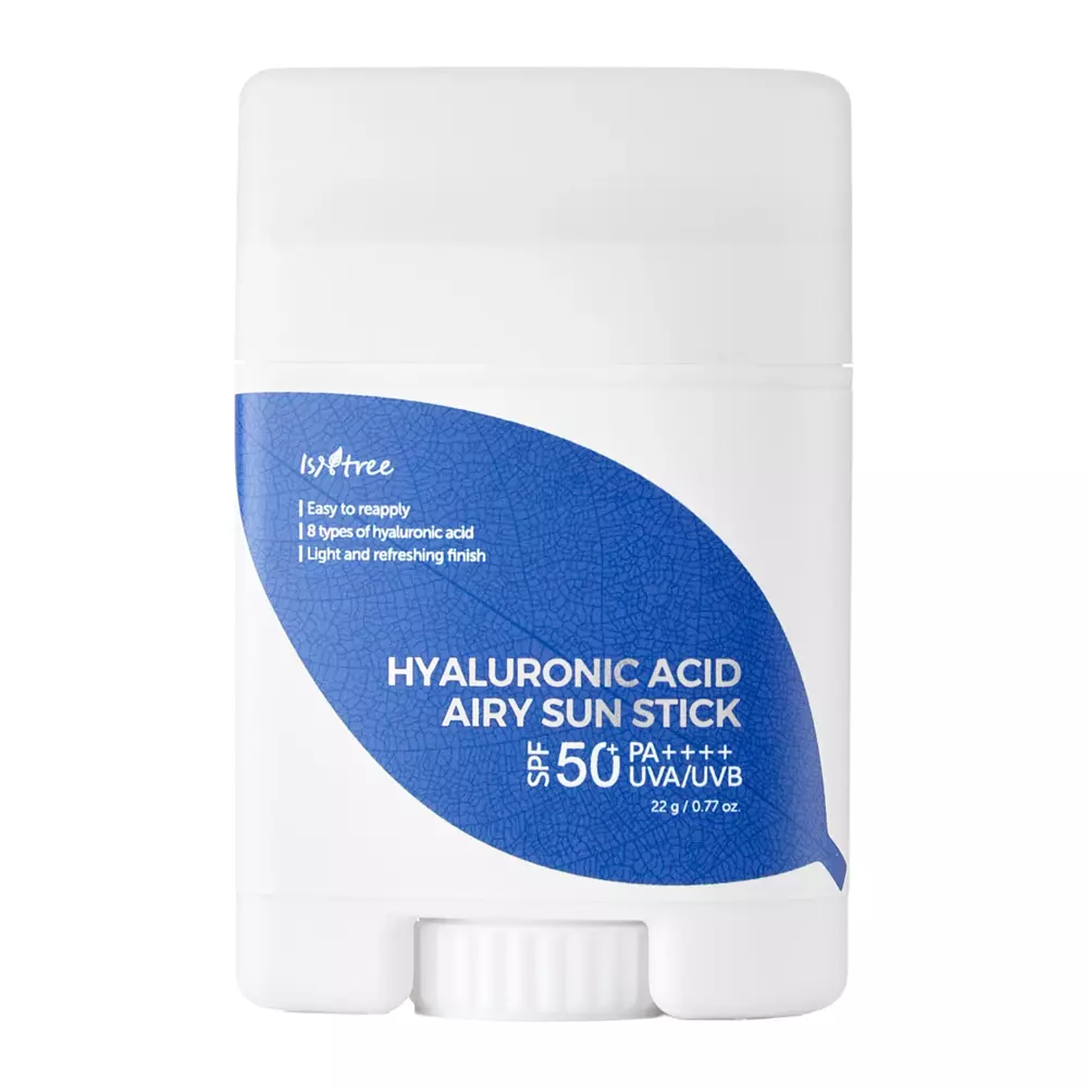 Isntree - Hyaluronic Acid Airy Sun Stick SPF 50+ PA ++++ - Saules aizsargkrēms ar rullīti - 22g